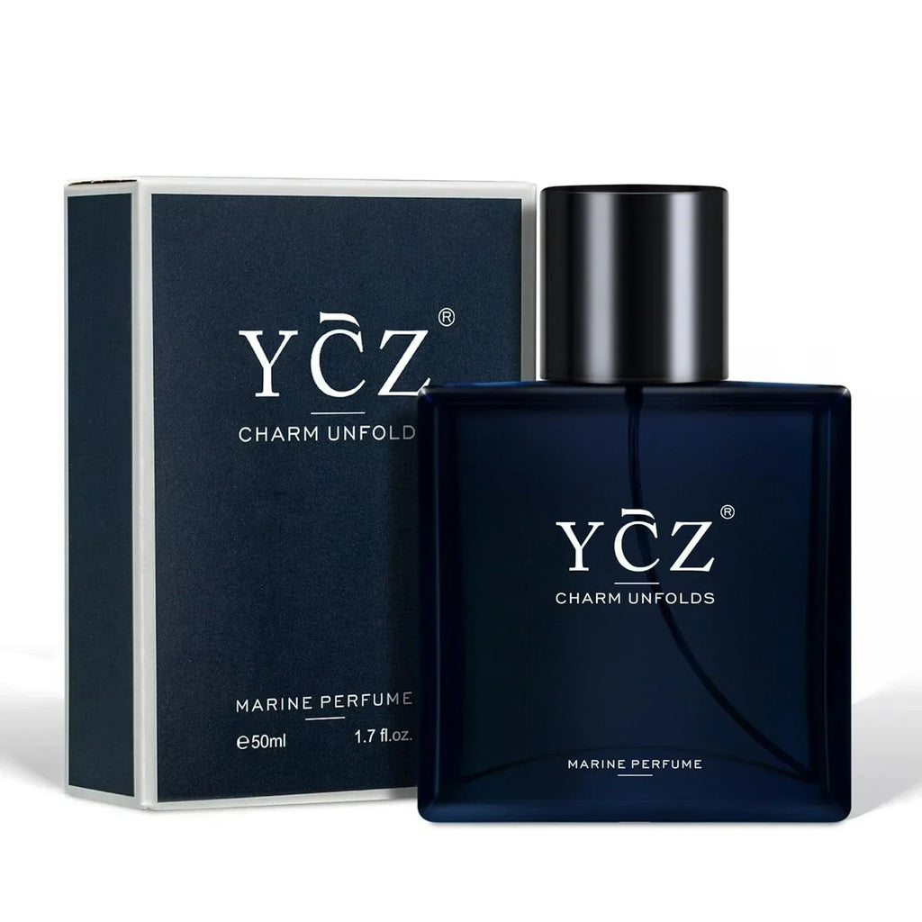 Ycz Charm Unfolds Marine Perfume for Men Long Lasting Fragrance Gift 1.7oz(50ml)